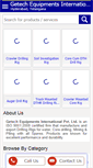 Mobile Screenshot of getechequipments.com