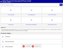 Tablet Screenshot of getechequipments.com